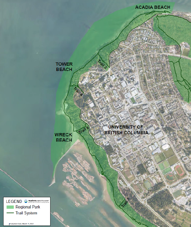 Wreck Beach Map